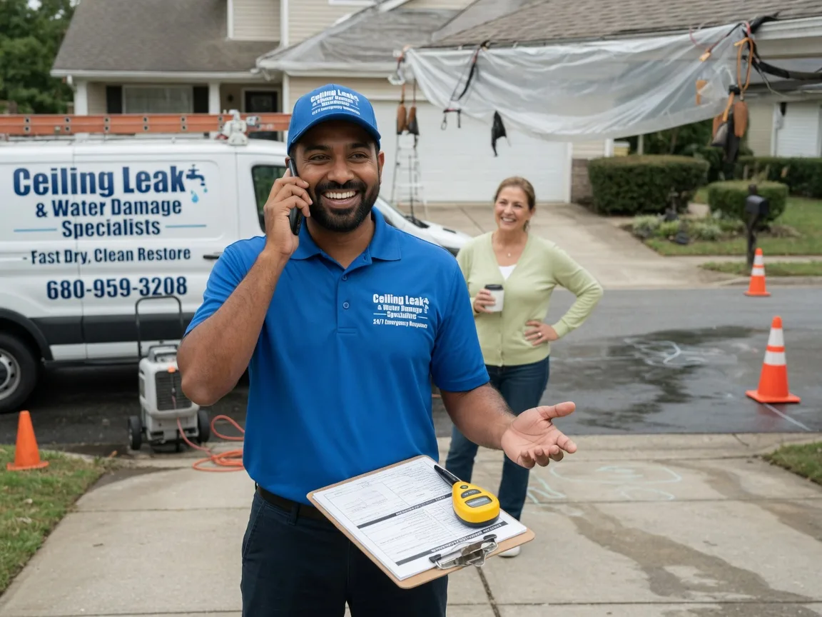 Ceiling Leak Cleanup Eureka, KS FAQs